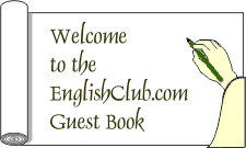 EnglishClub Guestbook